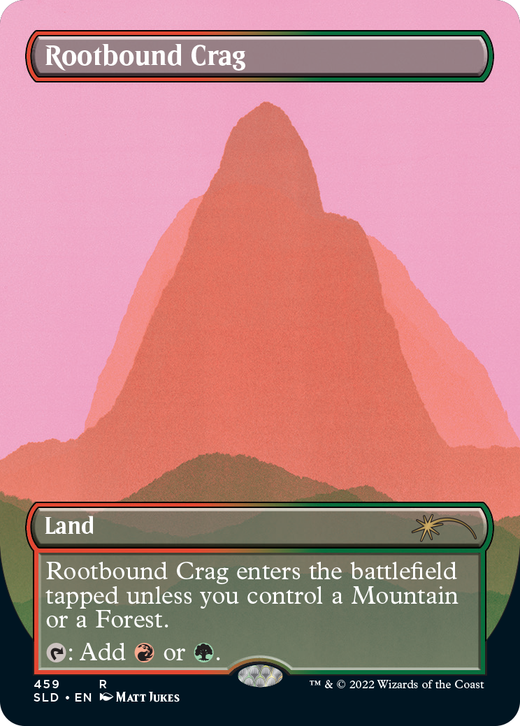 Rootbound Crag (Borderless) [Secret Lair Drop Series] - Destination Retro
