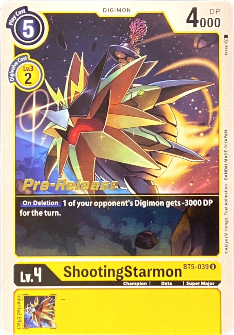 ShootingStarmon [BT5-039] [Battle of Omni Pre-Release Promos] - Destination Retro