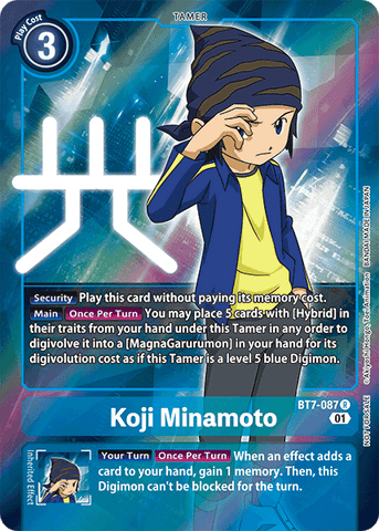 Koji Minamoto [BT7-087] (Alternative Art - Box Topper) [Next Adventure] - Destination Retro