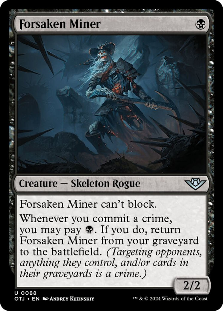 Forsaken Miner [Outlaws of Thunder Junction] - Destination Retro