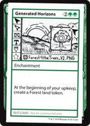 Generated Horizons (2021 Edition) [Mystery Booster Playtest Cards] - Destination Retro