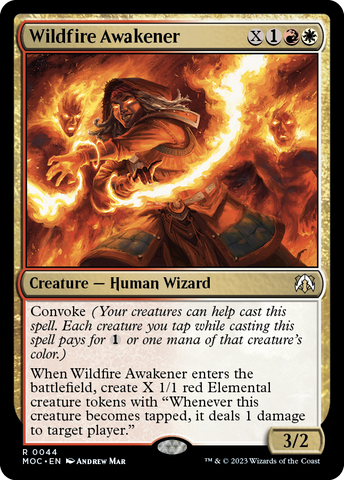 Wildfire Awakener [March of the Machine Commander] - Destination Retro