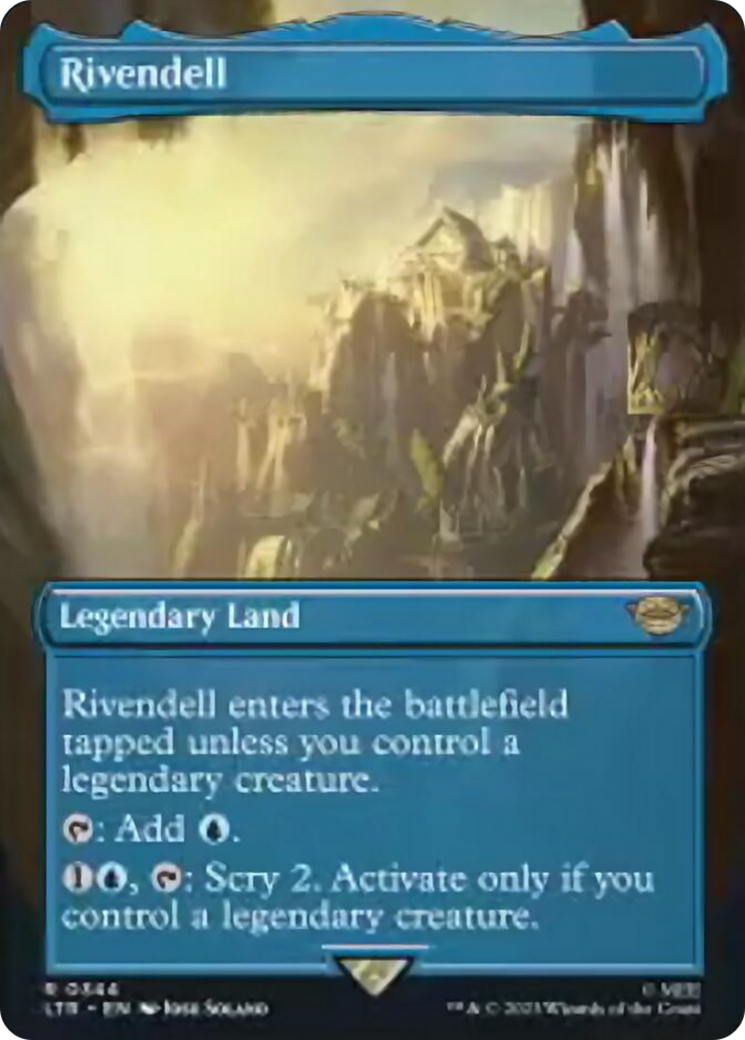 Rivendell (Borderless Alternate Art) [The Lord of the Rings: Tales of Middle-Earth] - Destination Retro