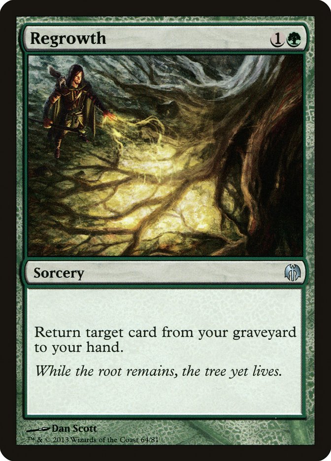 Regrowth [Duel Decks: Heroes vs. Monsters] - Destination Retro