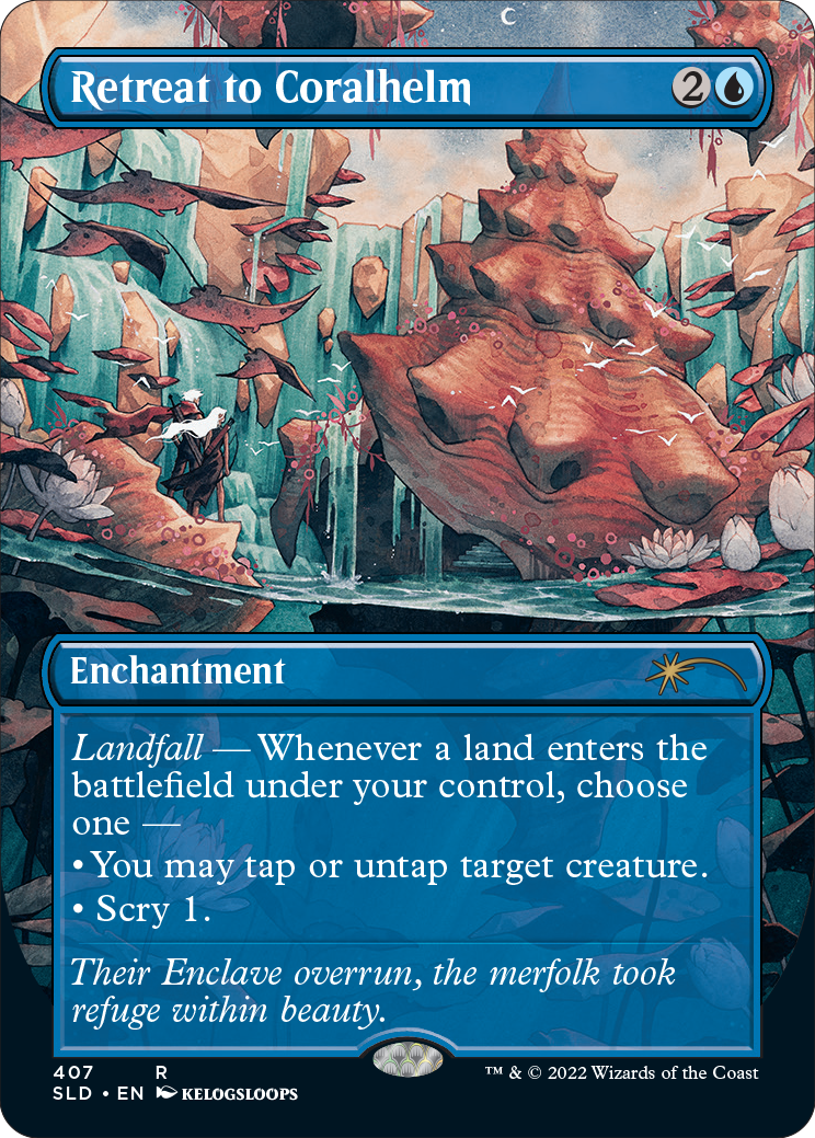 Retreat to Coralhelm (Borderless) [Secret Lair Drop Series] - Destination Retro