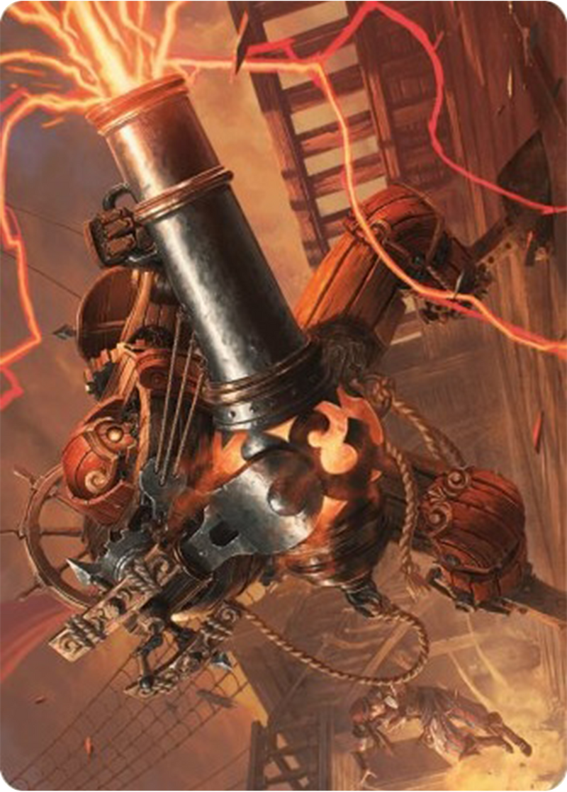 Blaster Hulk Art Card [Modern Horizons 3 Art Series] - Destination Retro