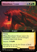 Broodmate Tyrant (Extended Art) (Ripple Foil) [Modern Horizons 3 Commander] - Destination Retro