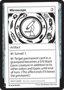 Microscope [Mystery Booster 2 Playtest Cards] - Destination Retro