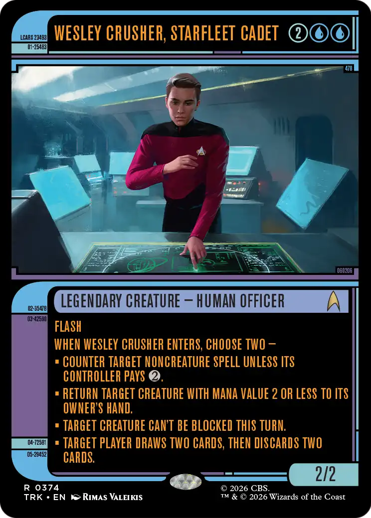 Wesley Crusher, Starfleet Cadet (Showcase) [Star Trek] - Destination Retro