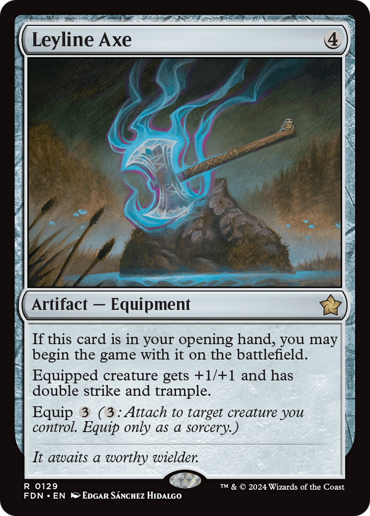 Leyline Axe [Foundations] - Destination Retro