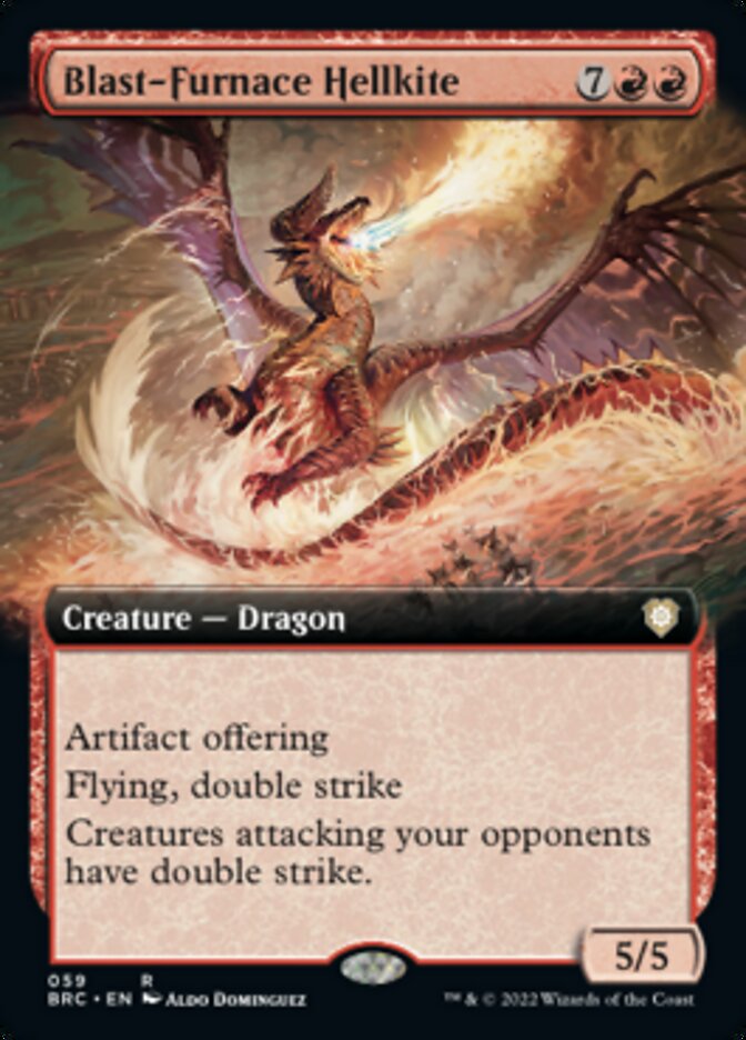 Blast-Furnace Hellkite (Extended Art) [The Brothers' War Commander] - Destination Retro