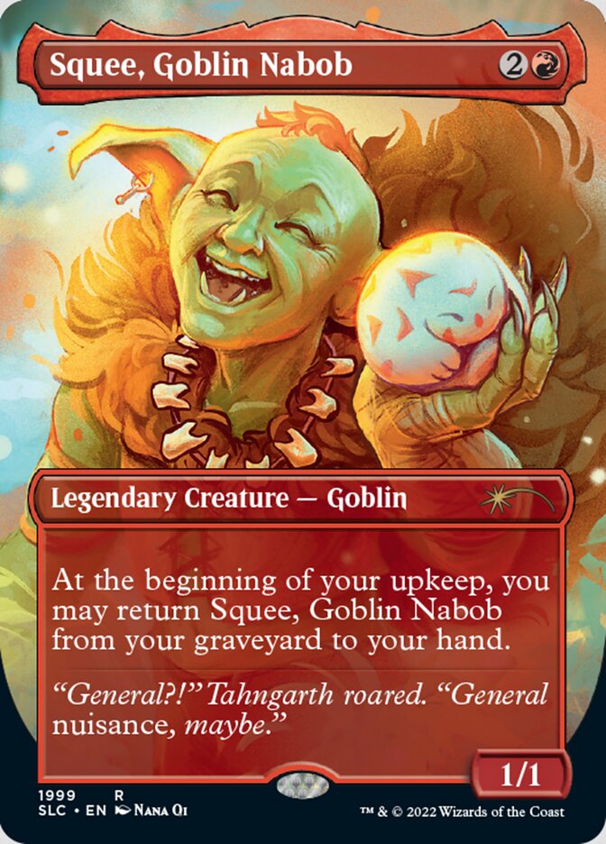 Squee, Goblin Nabob (Borderless) [Secret Lair Countdown Kit] - Destination Retro