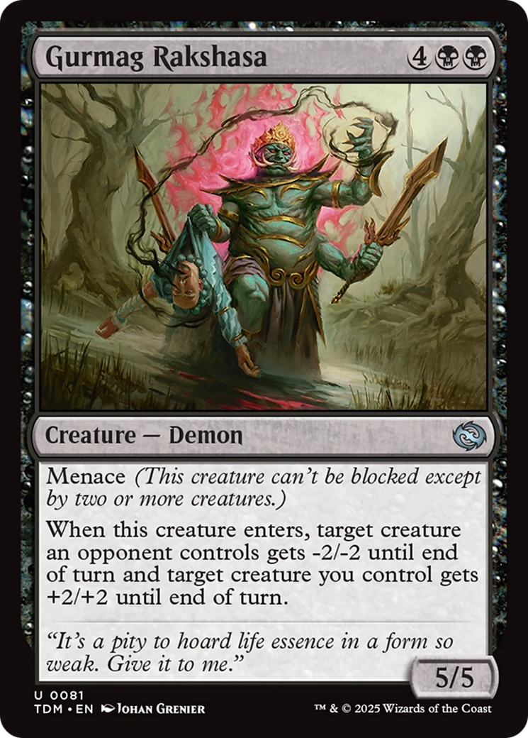 Gurmag Rakshasa [Tarkir: Dragonstorm] - Destination Retro
