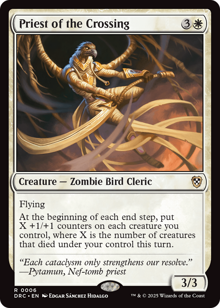 Priest of the Crossing [Aetherdrift Commander] - Destination Retro
