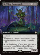 Defiling Daemogoth (Extended Art) [Secrets of Strixhaven Commander] - Destination Retro