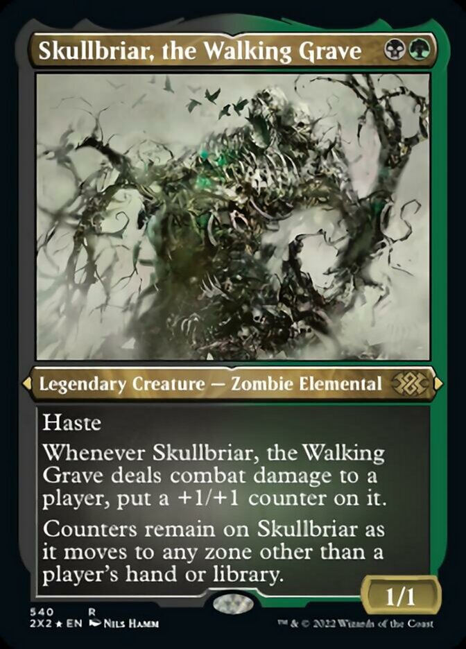Skullbriar, the Walking Grave (Foil Etched) [Double Masters 2022] - Destination Retro