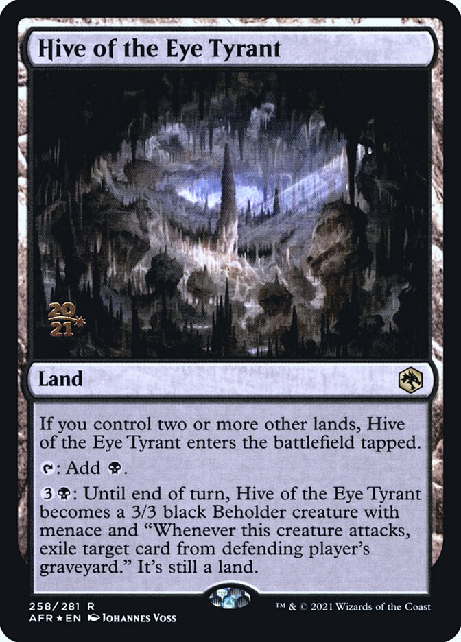 Hive of the Eye Tyrant [Dungeons & Dragons: Adventures in the Forgotten Realms Prerelease Promos] - Destination Retro