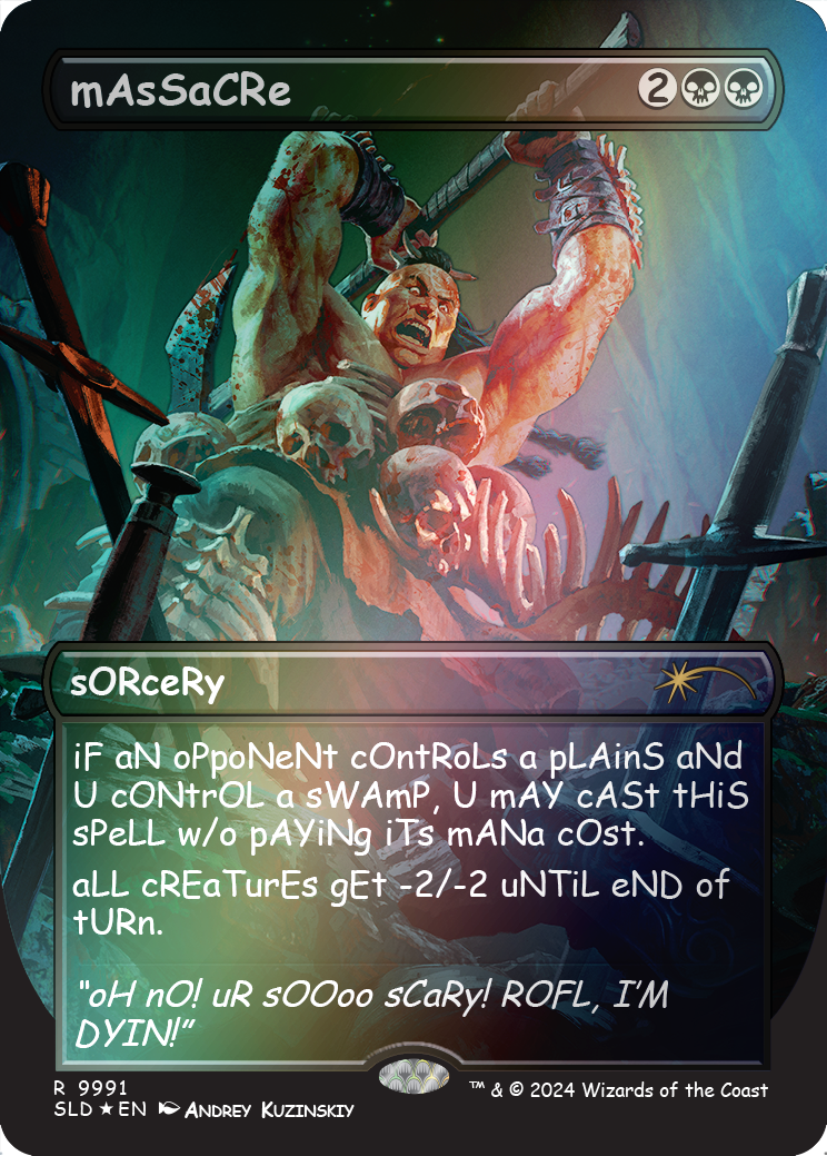 mAsSaCRe (Rainbow Foil) [Secret Lair Drop Series] - Destination Retro