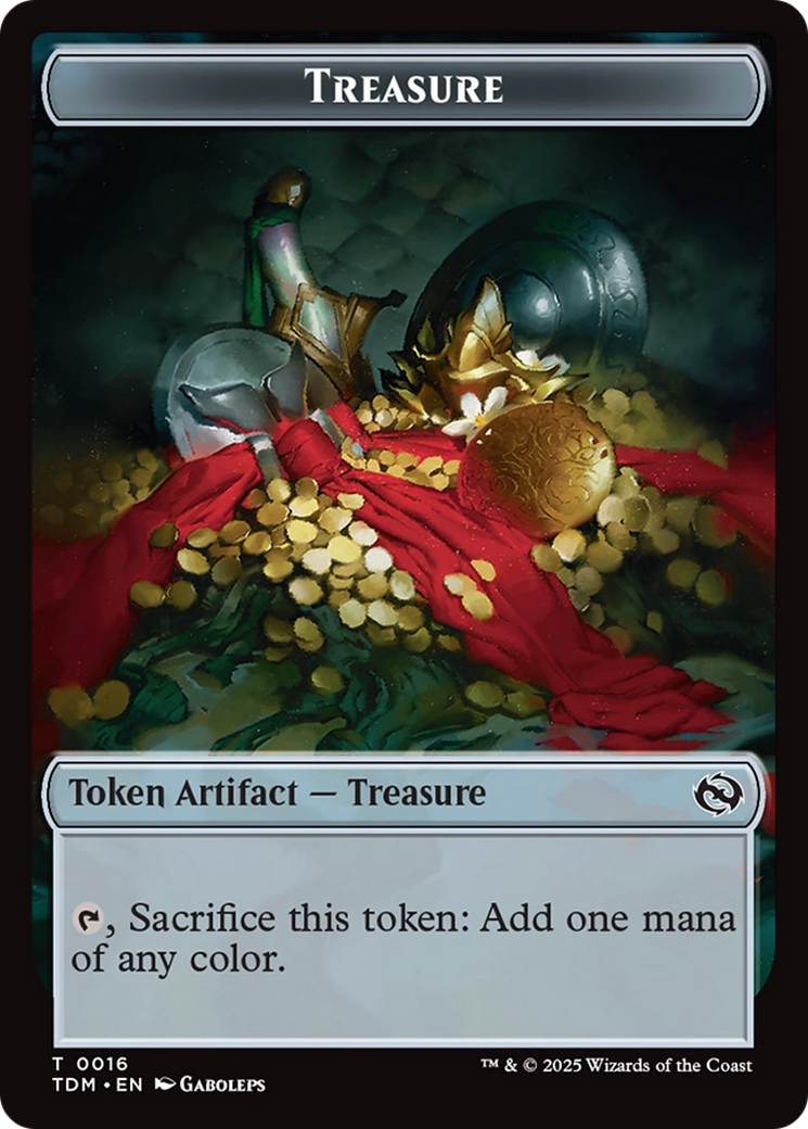 Experience // Treasure Double-Sided Token [Tarkir: Dragonstorm Commander Tokens] - Destination Retro