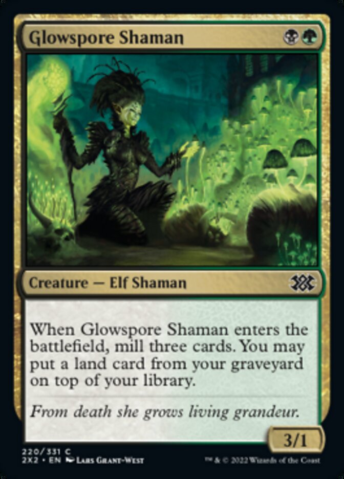 Glowspore Shaman [Double Masters 2022] - Destination Retro