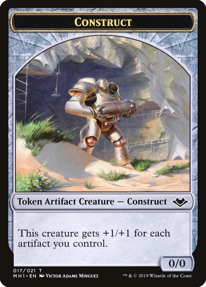 Illusion (005) // Construct (017) Double-Sided Token [Modern Horizons Tokens] - Destination Retro