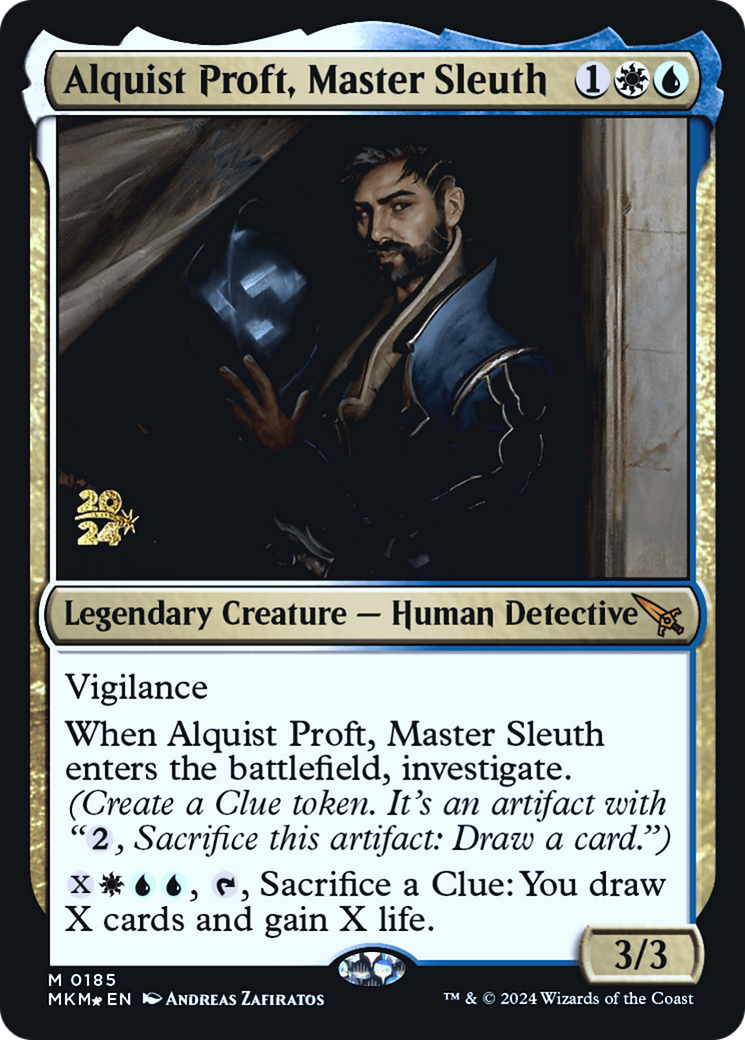 Alquist Proft, Master Sleuth [Murders at Karlov Manor Prerelease Promos] - Destination Retro