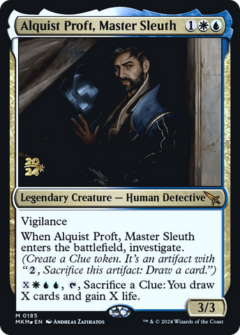Alquist Proft, Master Sleuth [Murders at Karlov Manor Prerelease Promos] - Destination Retro