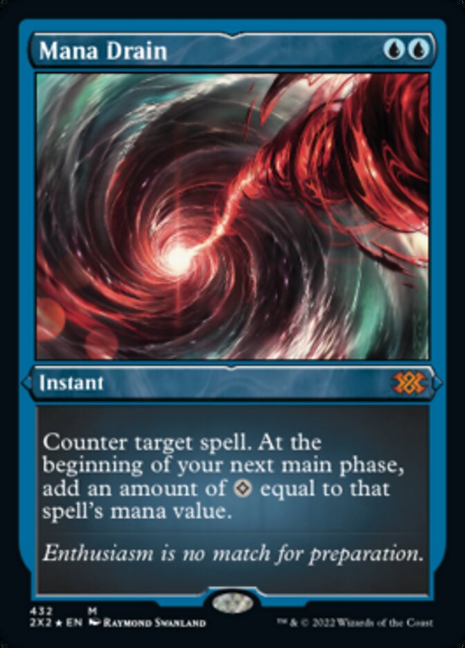 Mana Drain (Foil Etched) [Double Masters 2022] - Destination Retro