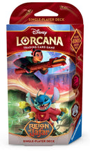Disney Lorcana: Reign of Jafar - Starter Deck - Ruby & Steel (Available May 30th) - Destination Retro