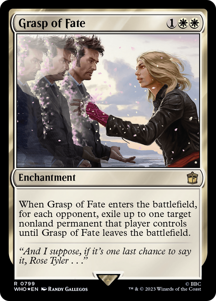 Grasp of Fate (Surge Foil) [Doctor Who] - Destination Retro