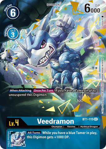Veedramon [BT1-115] (Alternate Art) [Release Special Booster Ver.1.0] - Destination Retro