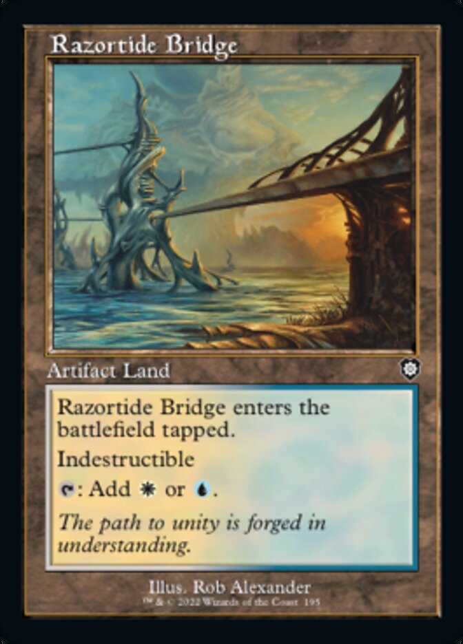 Razortide Bridge (Retro) [The Brothers' War Commander] - Destination Retro
