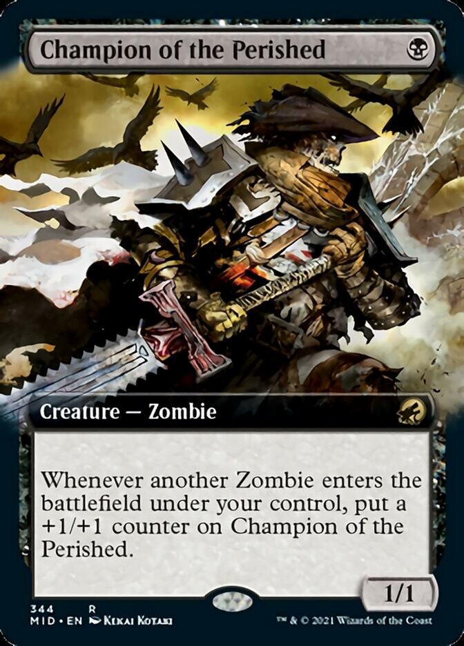 Champion of the Perished (Extended Art) [Innistrad: Midnight Hunt] - Destination Retro
