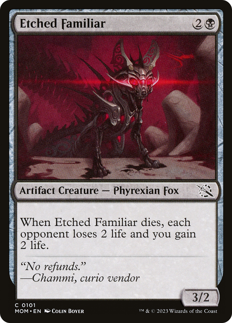Etched Familiar [March of the Machine] - Destination Retro