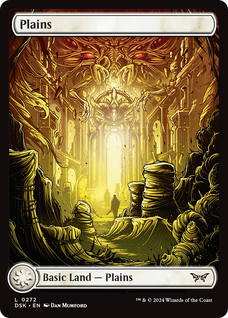 Plains (272) - Full Art [Duskmourn: House of Horror] - Destination Retro