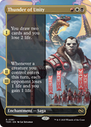 Thunder of Unity (Borderless) [Tarkir: Dragonstorm] - Destination Retro
