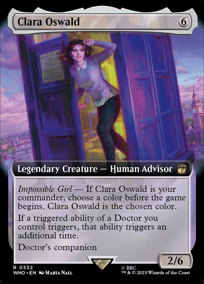 Clara Oswald (Extended Art) [Doctor Who] - Destination Retro