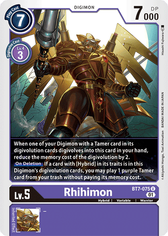 Rhihimon [BT7-075] [Next Adventure] - Destination Retro