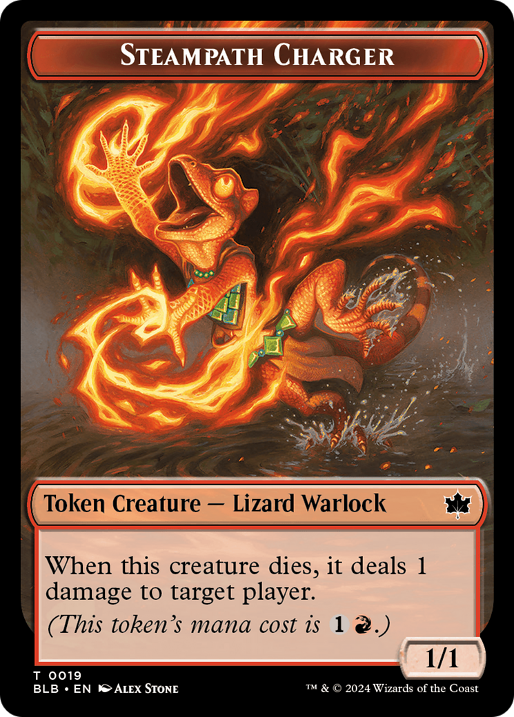 Steampath Charger Token [Bloomburrow Tokens] - Destination Retro