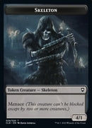 Skeleton Token [Commander Legends: Battle for Baldur's Gate Tokens] - Destination Retro
