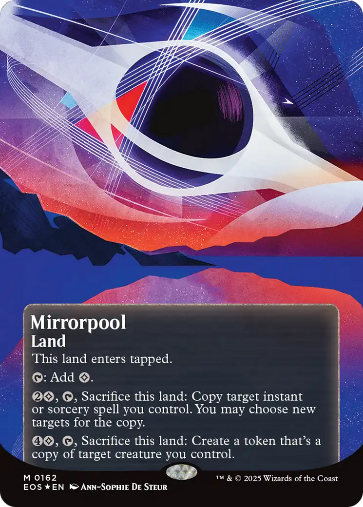 Mirrorpool (0162) (Borderless) (Galaxy Foil) [Edge of Eternities: Stellar Sights] - Destination Retro