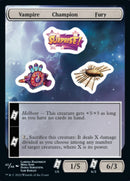 Vampire Champion Fury [Unfinity Stickers] - Destination Retro