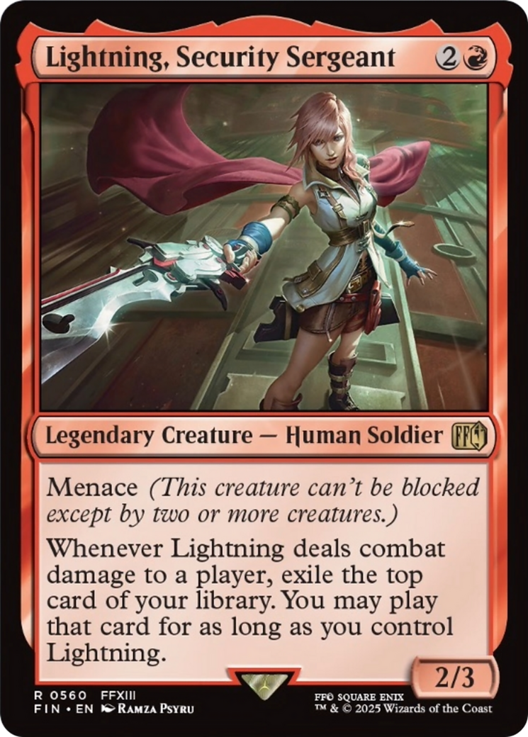 Lightning, Security Sergeant [FINAL FANTASY] - Destination Retro