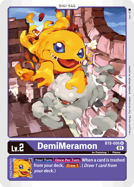 DemiMeramon [BT8-006] [New Awakening] - Destination Retro