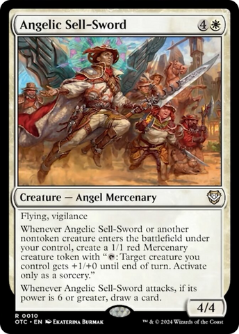 Angelic Sell-Sword [Outlaws of Thunder Junction Commander] - Destination Retro