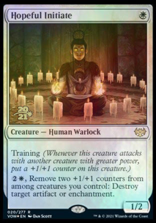 Hopeful Initiate [Innistrad: Crimson Vow Prerelease Promos] - Destination Retro