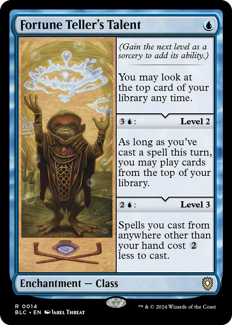 Fortune Teller's Talent [Bloomburrow Commander] - Destination Retro
