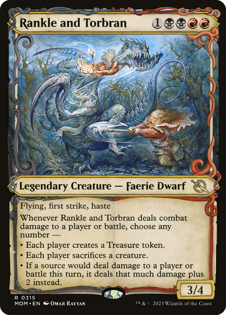 Rankle and Torbran (Showcase Planar Booster Fun) [March of the Machine] - Destination Retro