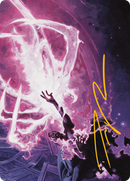 Flare of Malice Art Card (Gold-Stamped Signature) [Modern Horizons 3 Art Series] - Destination Retro