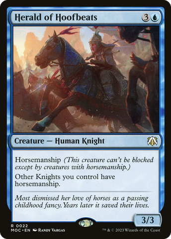 Herald of Hoofbeats [March of the Machine Commander] - Destination Retro